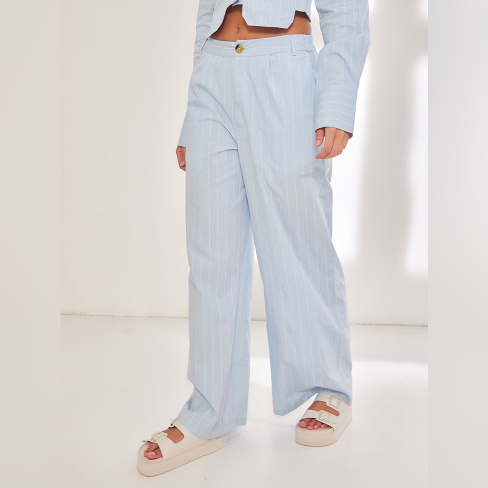🛍️🛍️Striped Wide-Leg Pants